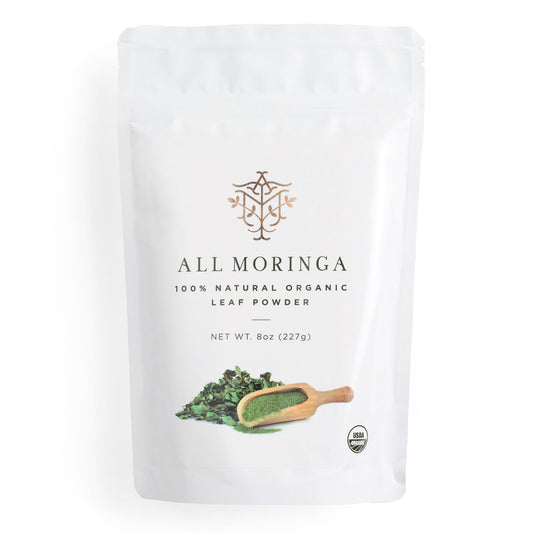 Premium Organic Moringa Oleifera Leaf Powder, Raw, Pure, Non GMO-0