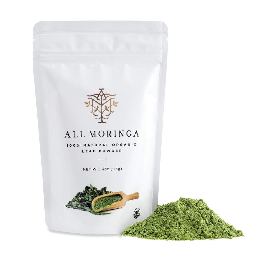 Premium Organic Moringa Oleifera Leaf Powder, Raw, Pure, Non GMO-1