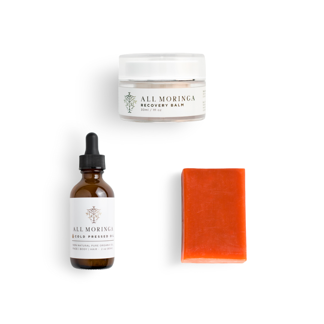 Moringa Radiance Skin Care Kit | All Natural Nourishment for All Skin Types | Daily Routine-3
