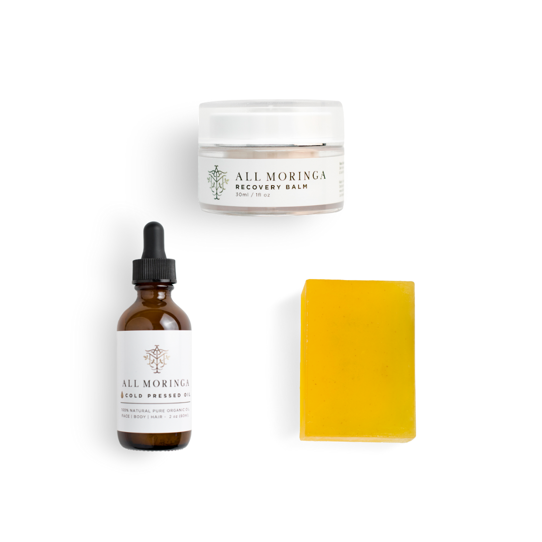 Moringa Radiance Skin Care Kit | All Natural Nourishment for All Skin Types | Daily Routine-2