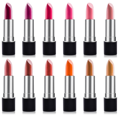 Slick & Shine Lipstick Set - 12 color Long Lasting & Moisturizing-1