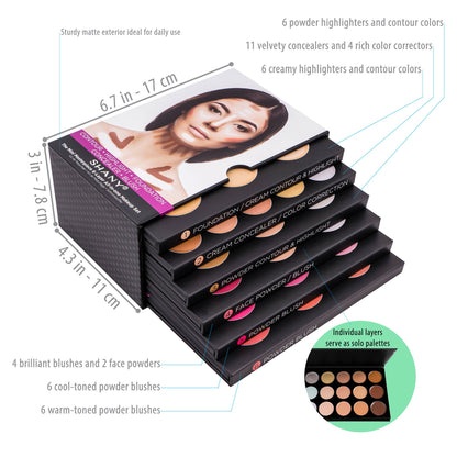 Masterpiece Makeup Kit – Shaping, Highlighting  and Contouring Palettes-3