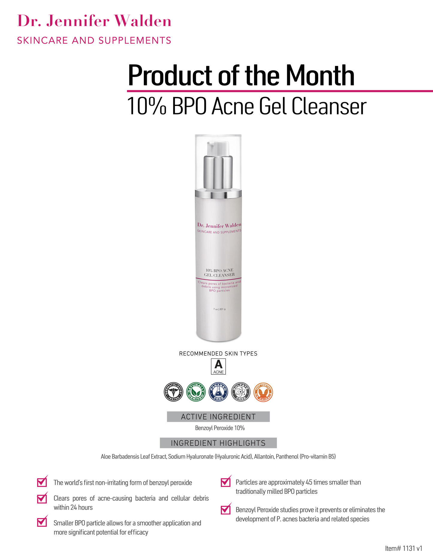 10% BENZOYL PEROXIDE ACNE GEL CLEANSER-2
