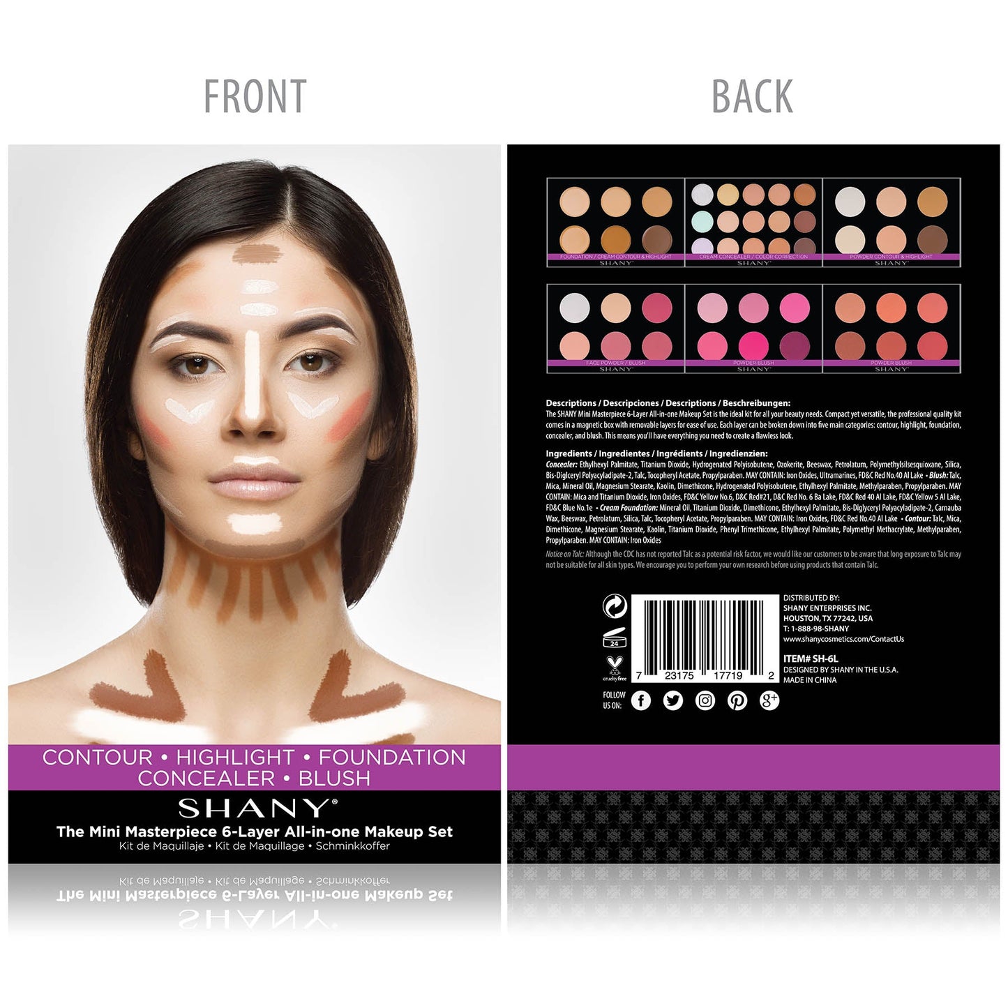 Masterpiece Makeup Kit – Shaping, Highlighting  and Contouring Palettes-2