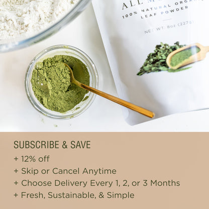 Premium Organic Moringa Oleifera Leaf Powder, Raw, Pure, Non GMO-3