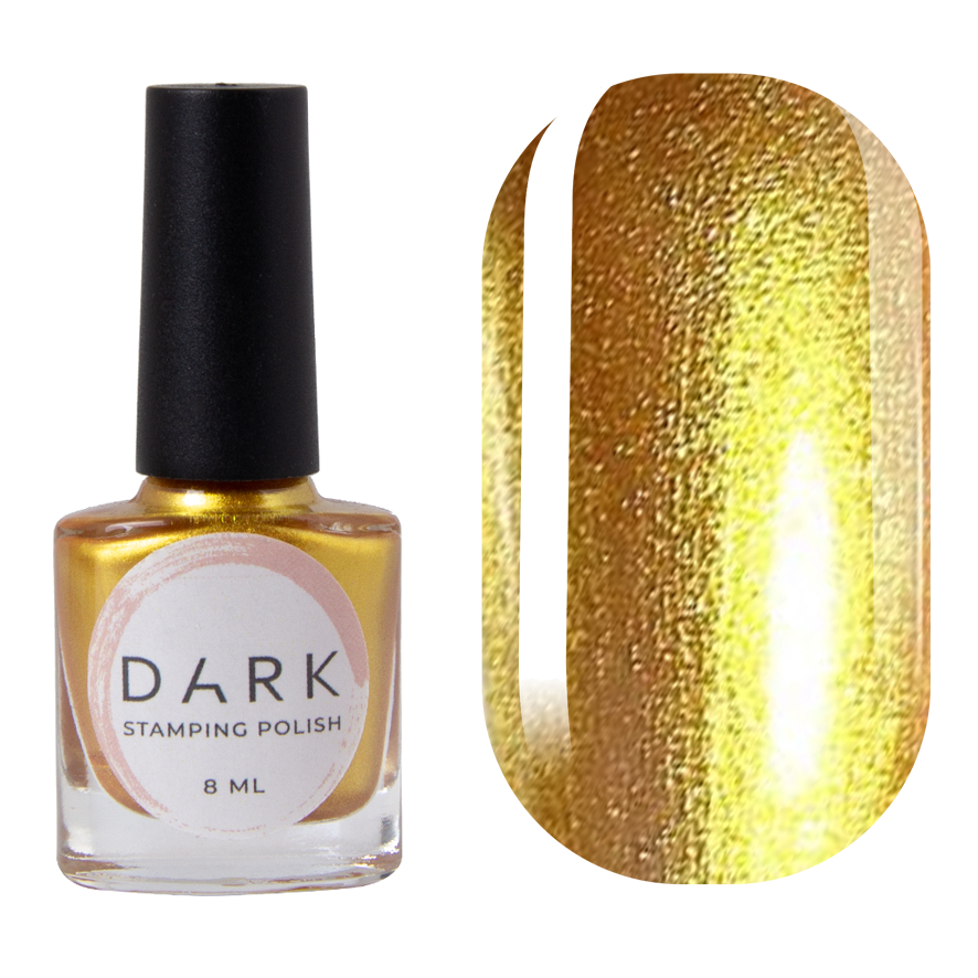 DARK Stamping Polish Gold #04, 8ml-0