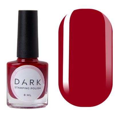 DARK Stamping Polish Red #06, 8ml-0