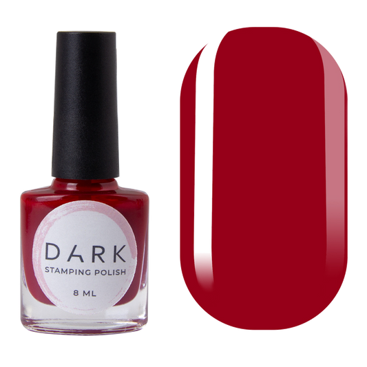 DARK Stamping Polish Red #06, 8ml-0
