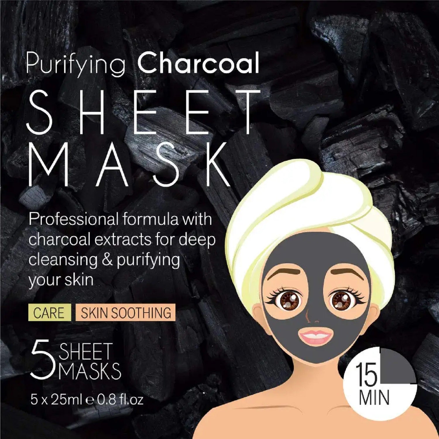 Purifying Charcoal Sheet Mask-4