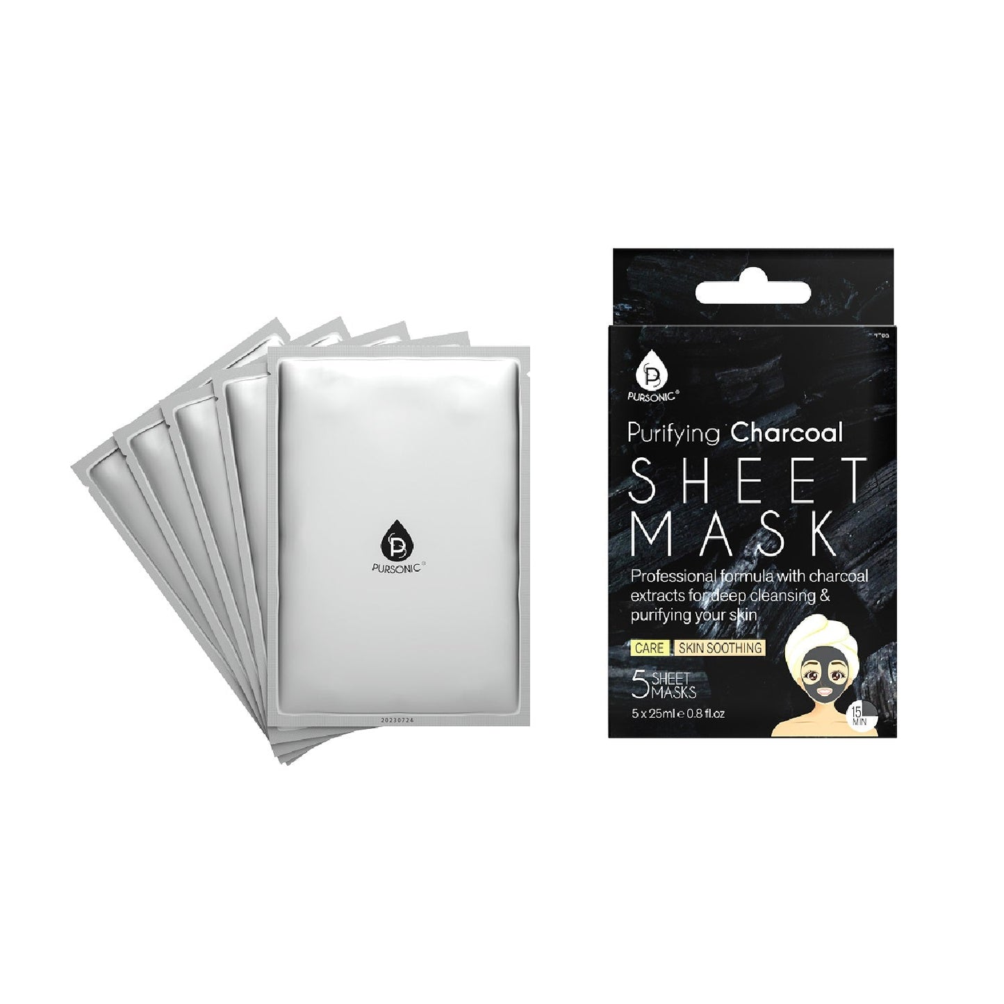 Purifying Charcoal Sheet Mask-1
