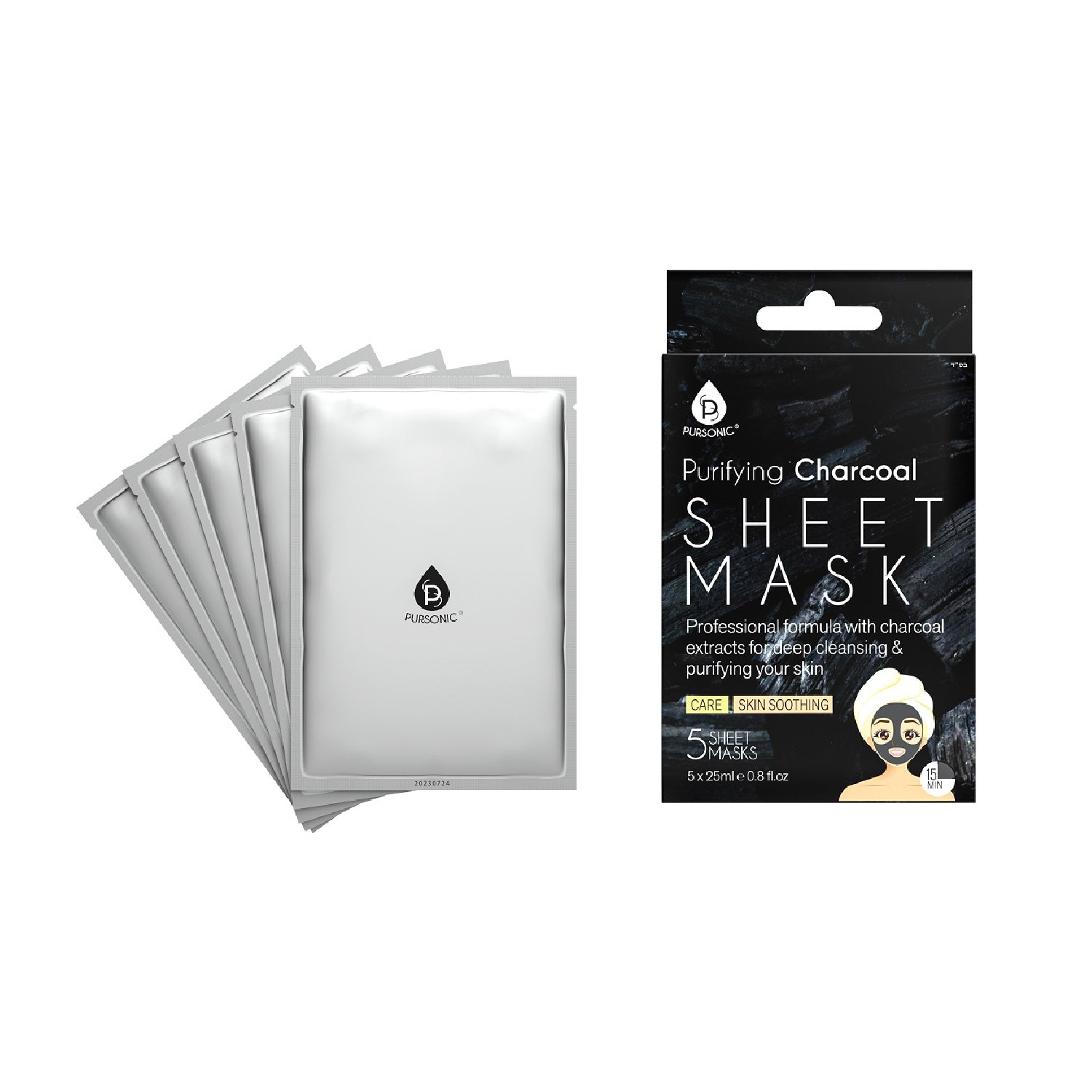 Purifying Charcoal Sheet Mask-1