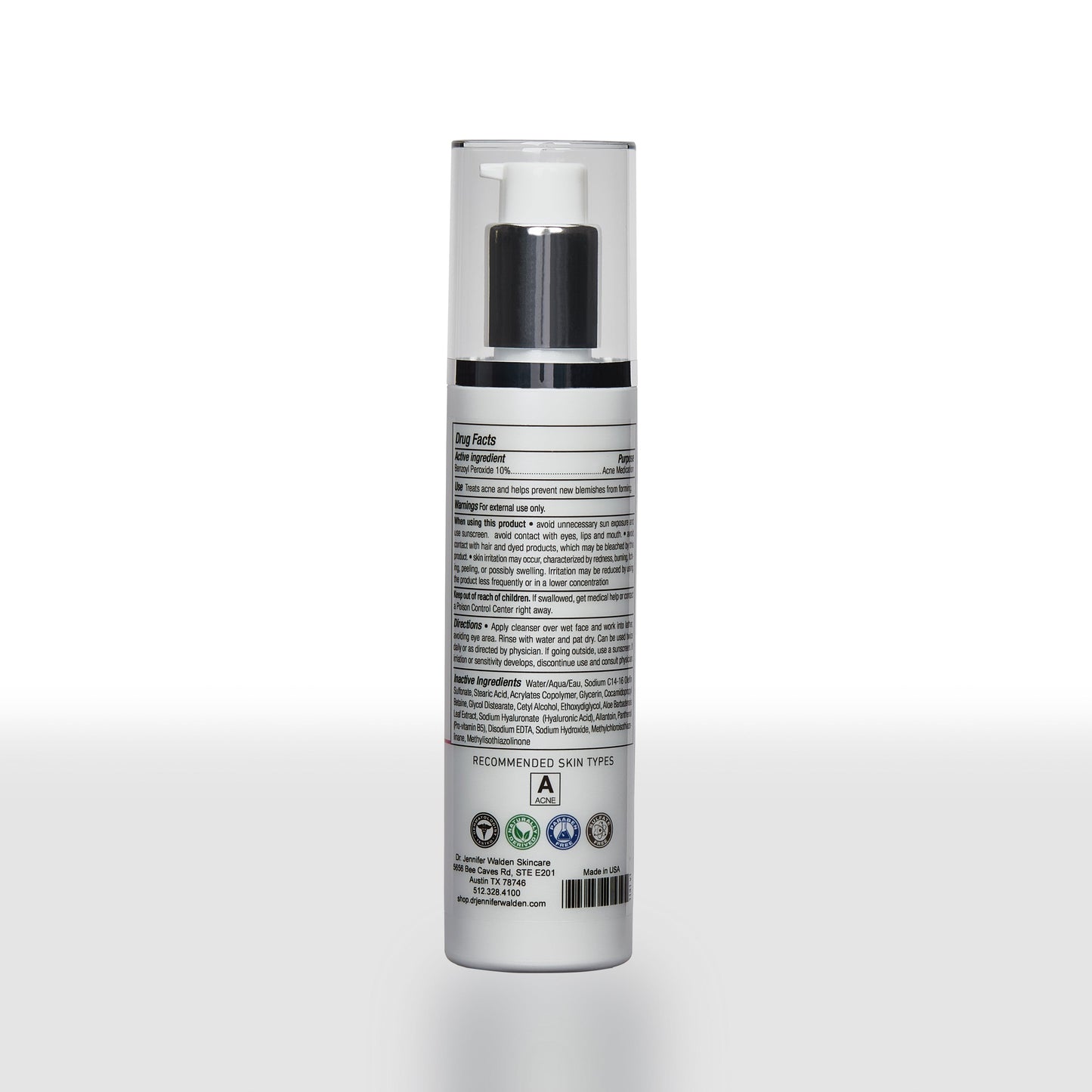 10% BENZOYL PEROXIDE ACNE GEL CLEANSER-1