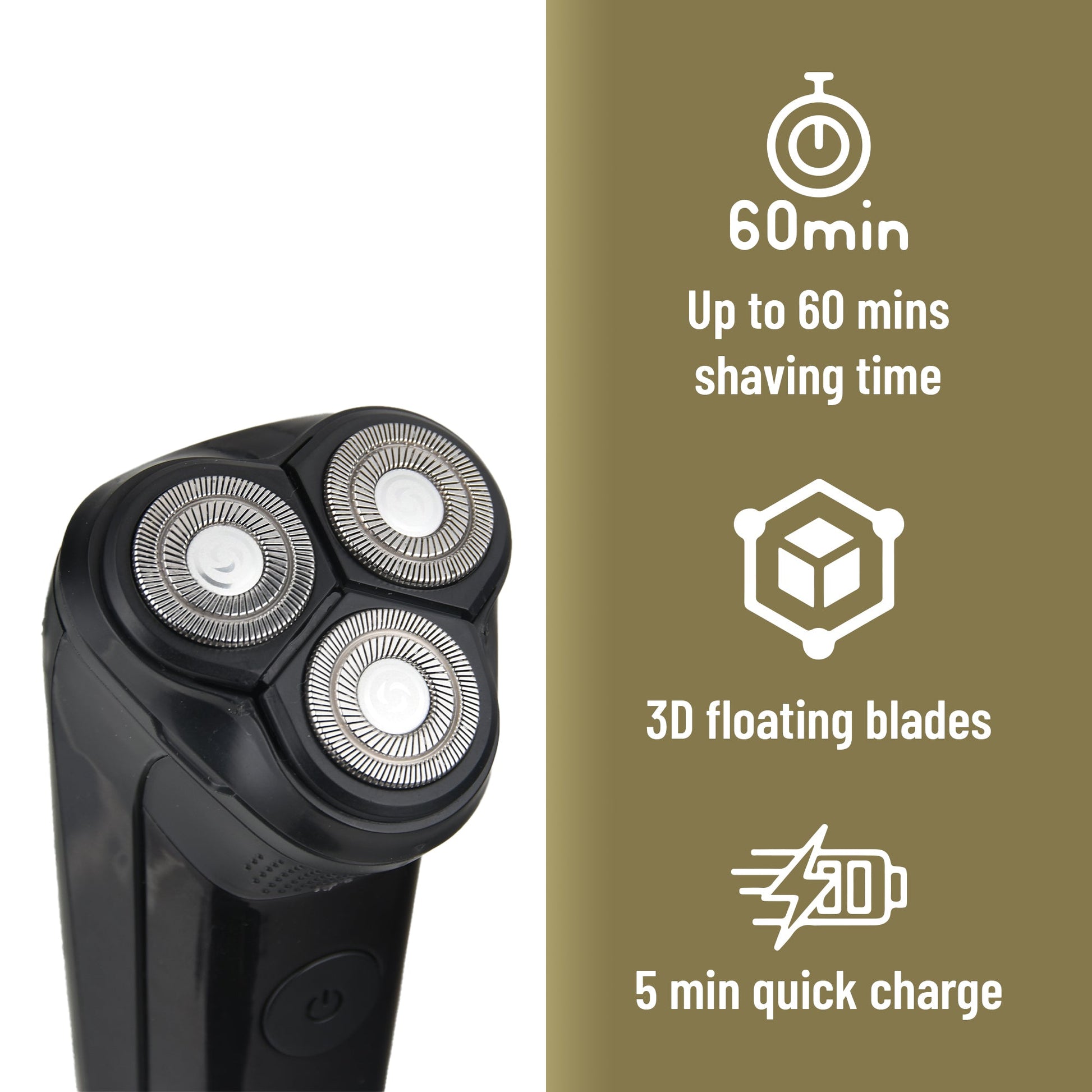 Mario Lopez Men's Rechargeable Electric Shaver-1