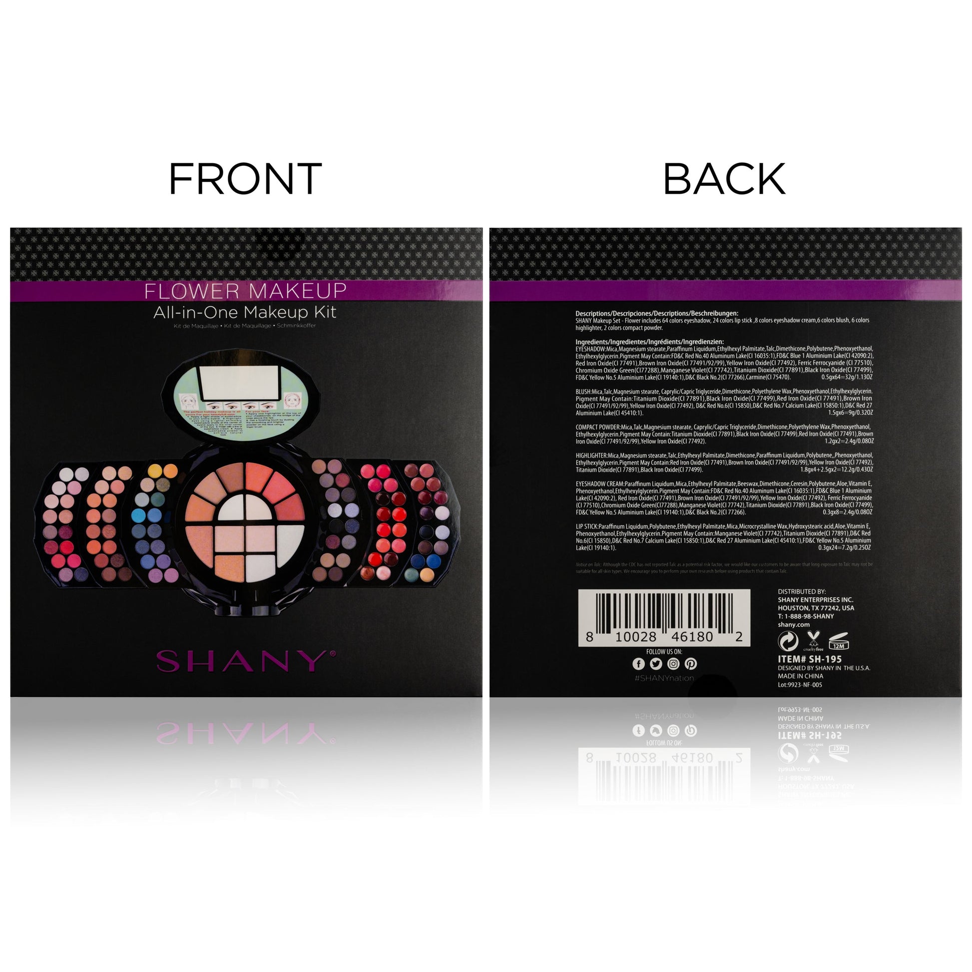 Flowers Makeup Set - Professional Beauty Kit-2