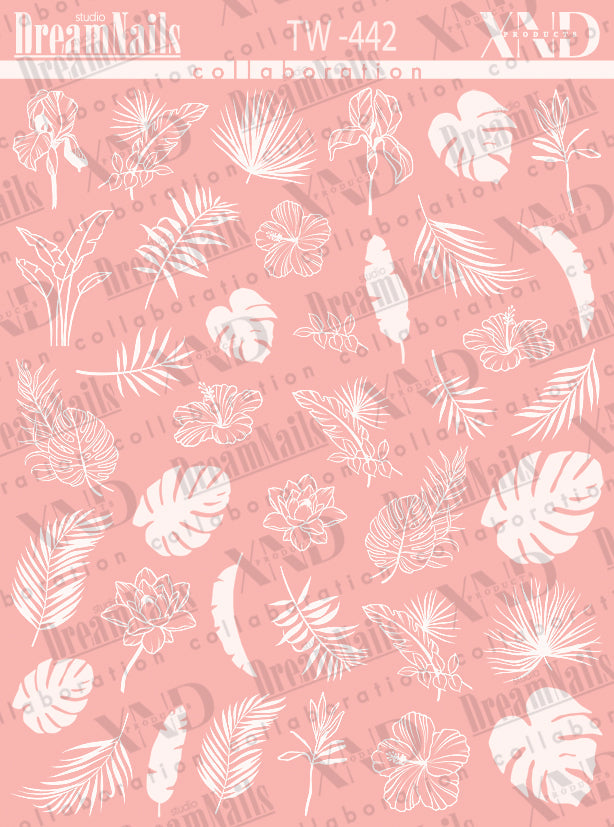 TW-442 NAIL DECAL 2D-2
