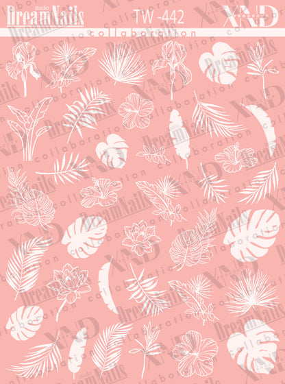TW-442 NAIL DECAL 2D-2