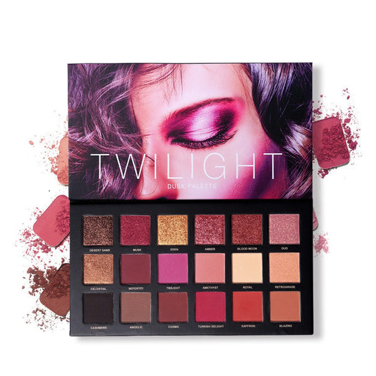 Twilight Dusk 18-Color Eye Shadow Makeup Palette-0