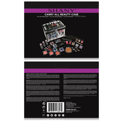 Carry All Trunk Makeup Set - Silver-2