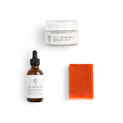 Moringa Radiance Skin Care Kit | All Natural Nourishment for All Skin Types | Daily Routine-3
