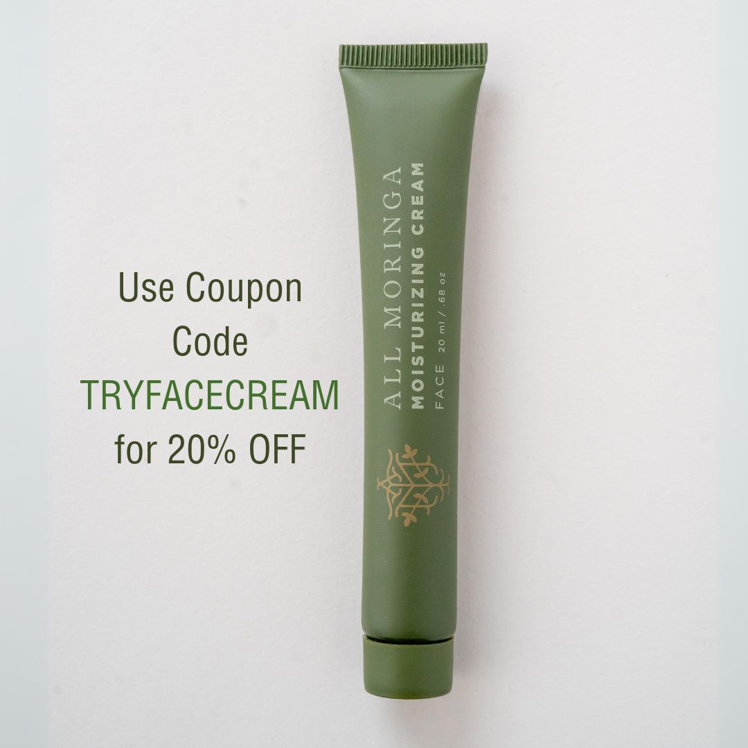 All Natural Moringa Face Cream – Lightweight Moisturizer for Sensitive Skin – Hydrating & Nourishing Formula-4