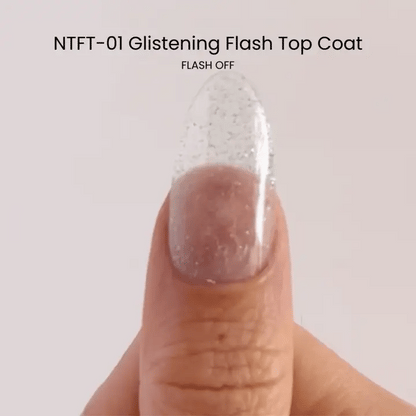 Nail Thoughts - NTFT Glistening Flash Top Coat Gel-1