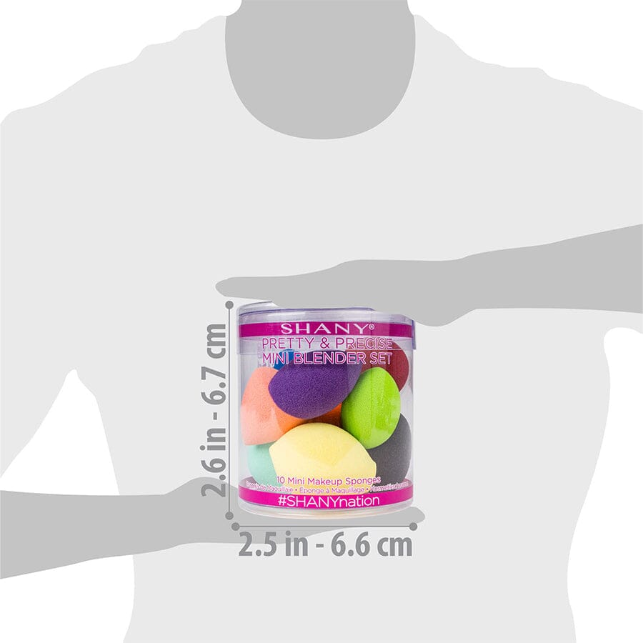 Pretty & Precise Mini Blender Set of 10 Sponges-3