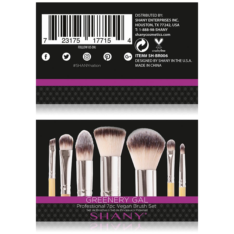 I love Bamboo - 7pc Petite Pro Bamboo brush set with Carrying Case-1