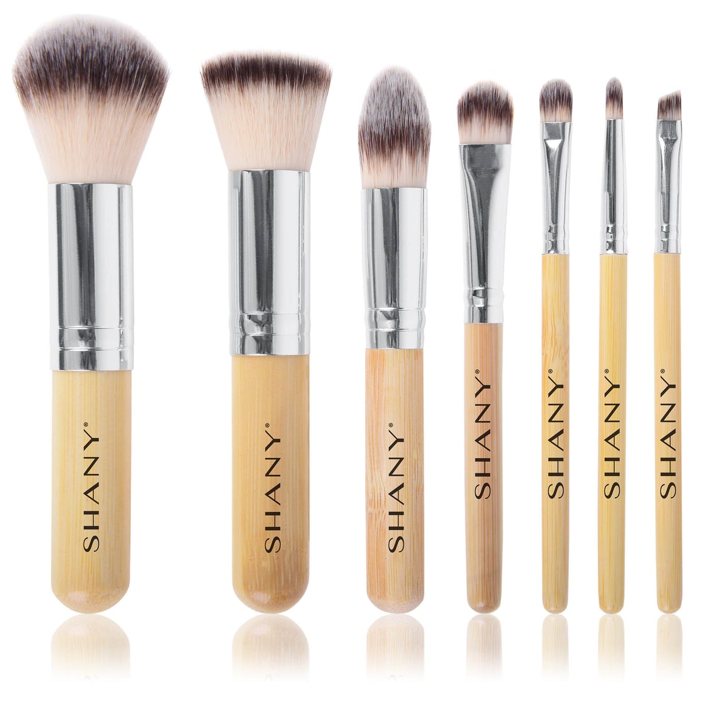 I love Bamboo - 7pc Petite Pro Bamboo brush set with Carrying Case-2