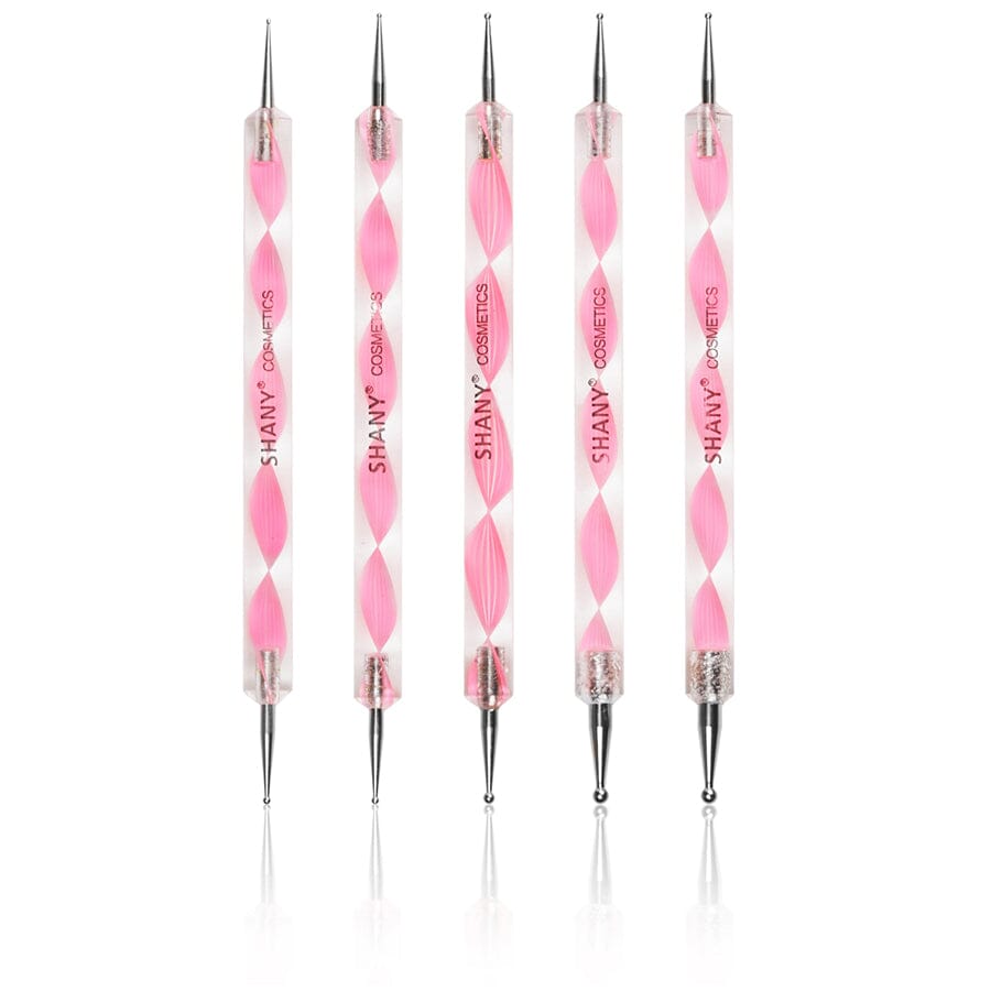 SHANY Marbleizing Dotting Pen Brush Sets - set of 5 x 2 way brushes - SHOP  - NAIL ART - ITEM# SH-RED-DOTTING-L