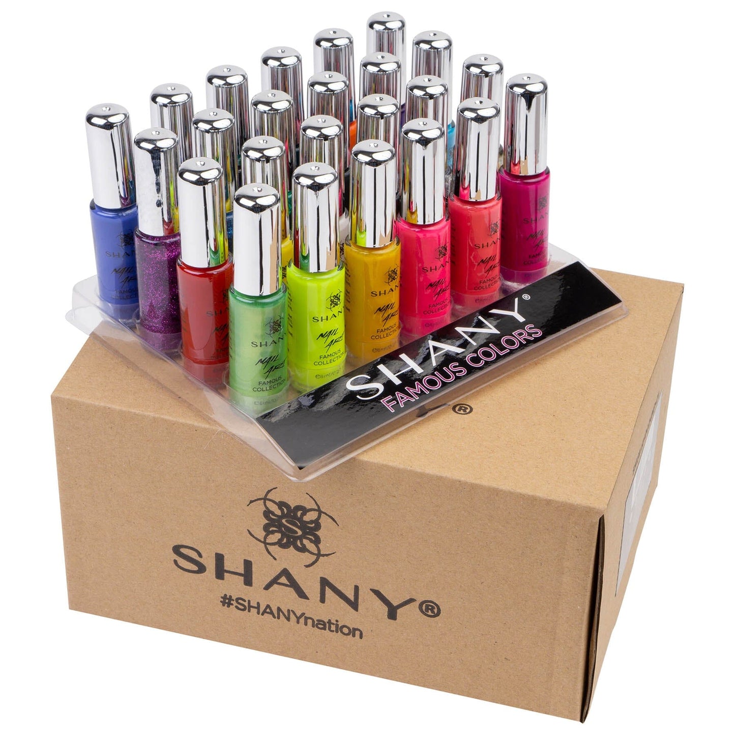 Nail Art Set Nail Polish - Fine Brush For Nail Design - 24 Famous Colors-1