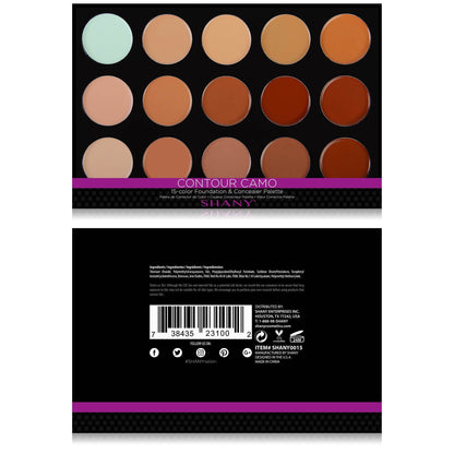 CONTOUR CAMO - Professional Cream Foundation and Camouflage Concealer-1