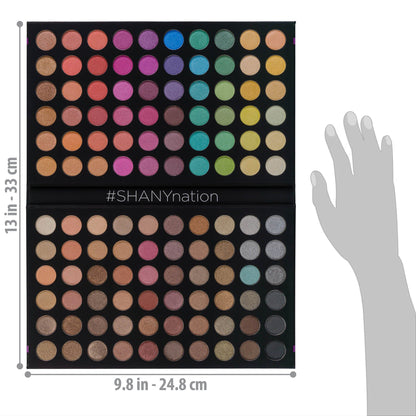 Ultimate Fusion - 120 Color Eye shadow Palette Natural Nude and Neon Combination-3