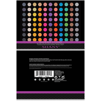 SHIMMER STUDIO, Ultra Shimmer Matte Metallic Eyeshadow Palette-2